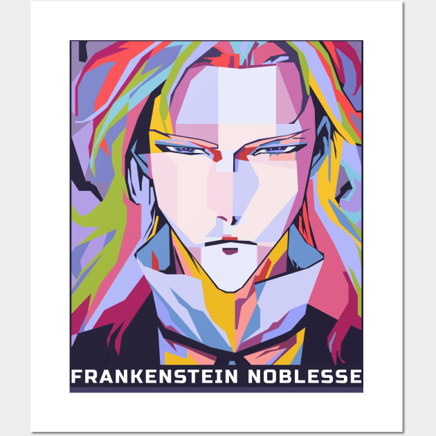 Abstract frankenstein Noblesse in WPAP Wall Art by smd90